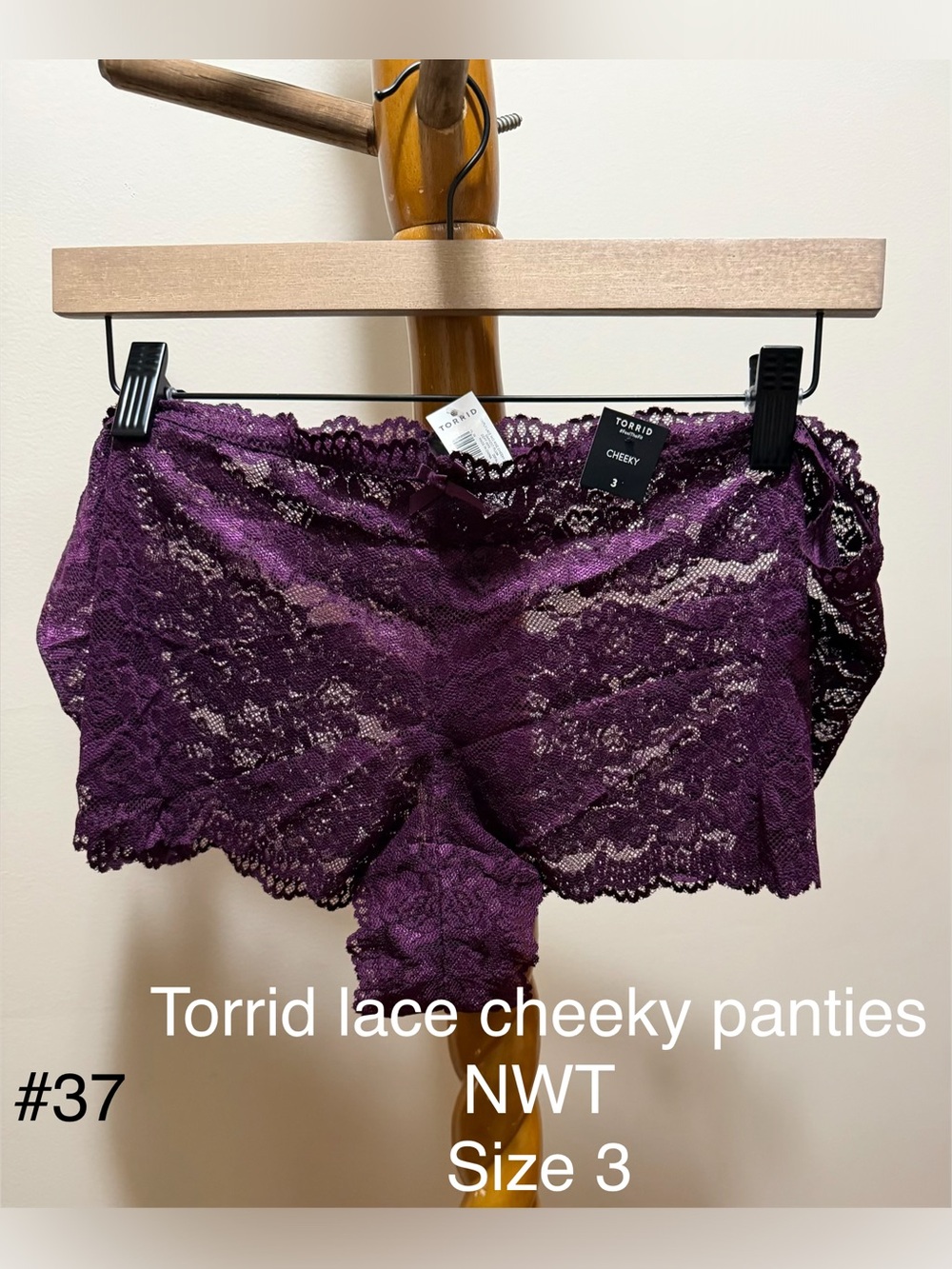 NWT Torrid cheeky lace panties